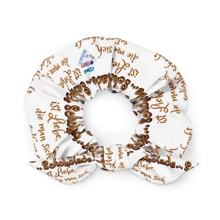 Haargummi mit Allover-Print, Schokolade 1 product image (1)