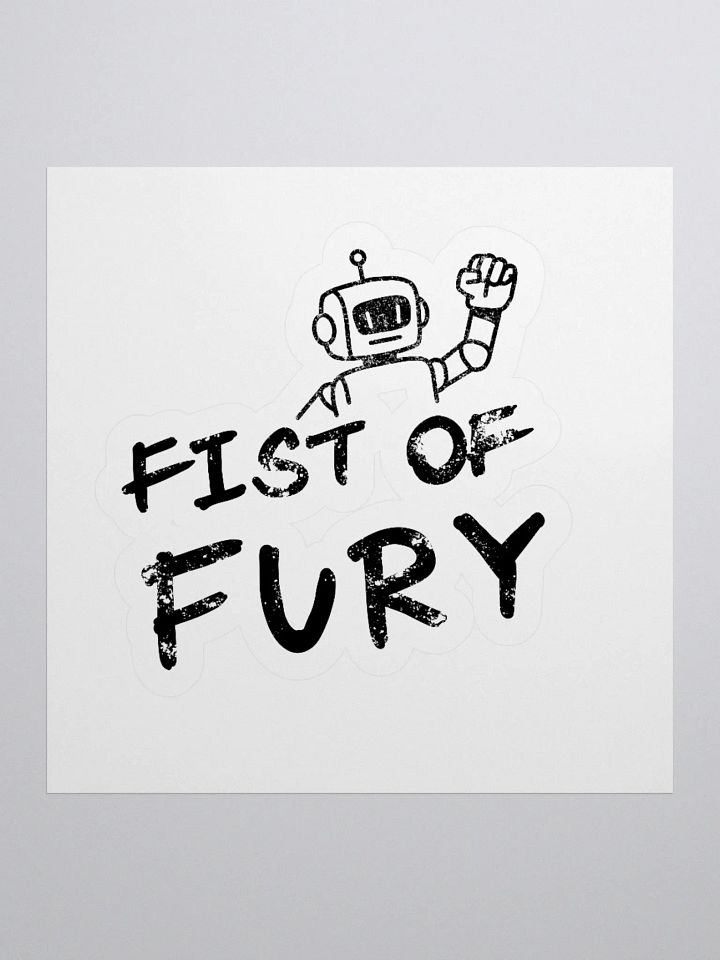 Fist Of Fury Customizable Kiss Cut Stickers product image (1)