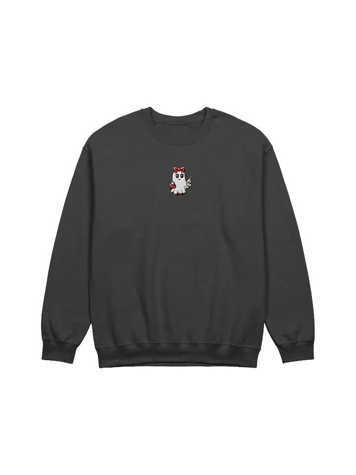 Stylish Ghost Embroidered Classic Crewneck Sweatshirt product image (1)