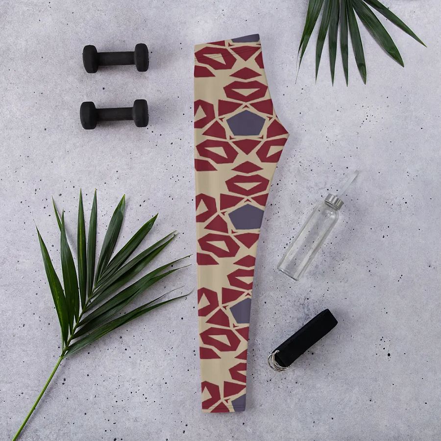 Symmetric Chic: Custom All-Over Print Leggings product image (2)