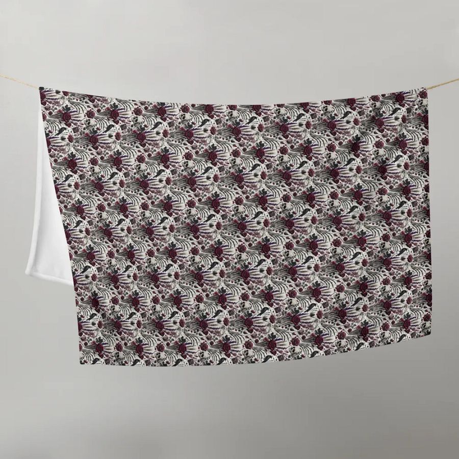 Skulls And Roses Blanket product image (9)