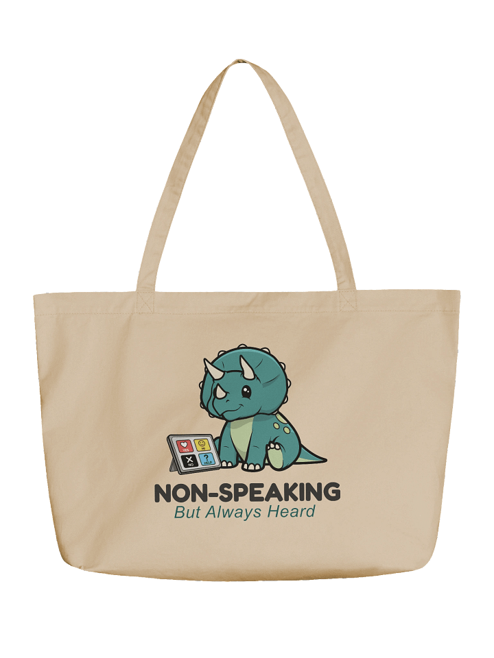 Non-Speaking, But Always Heard - Cotton Tote product image (1)