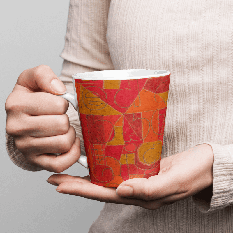 boondoggled and blabbering/higgedly piggledy Latte Mug product image (4)