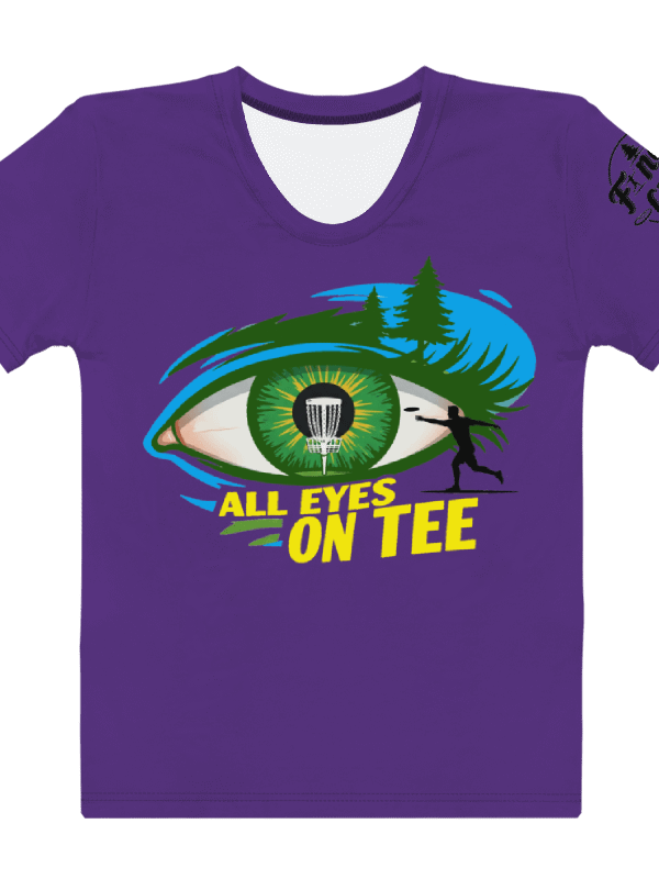 Fancy Lads Women's Purple T-shirt "All Eyes On Tee" product image (1)