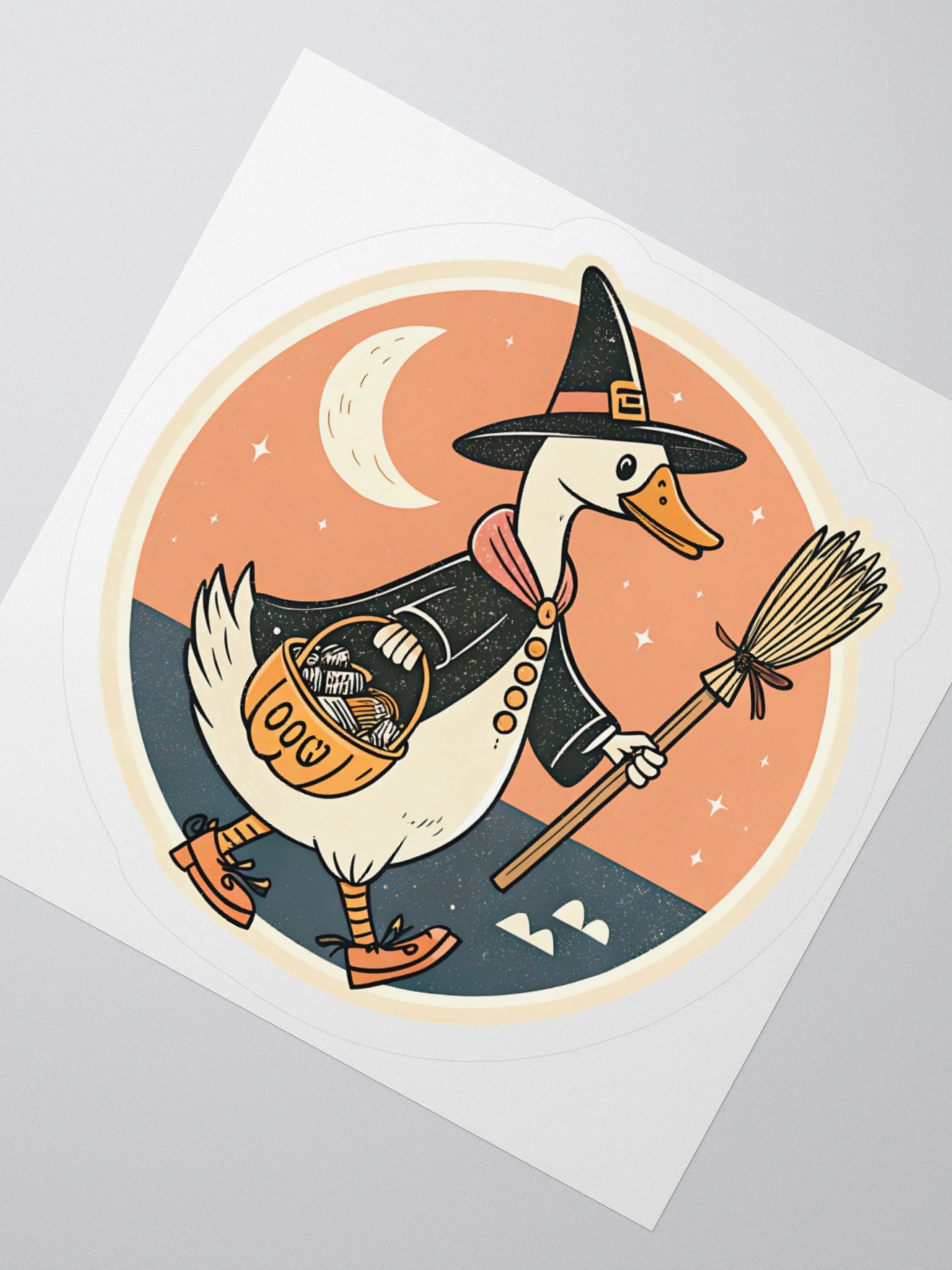 Witchy Goose Kiss Cut Stickers product image (4)