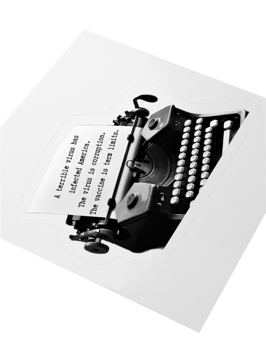 Term Limits Typewriter Sticker Set product image (8)