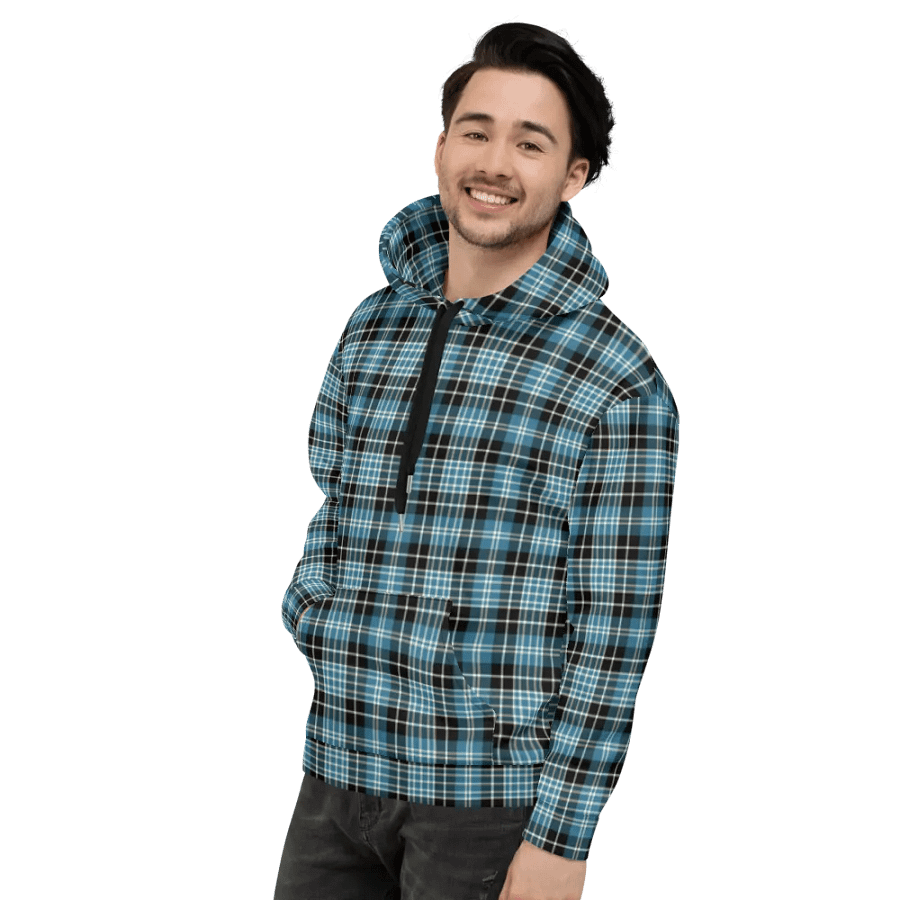 Clark Clan Tartan Hoodie product image (4)