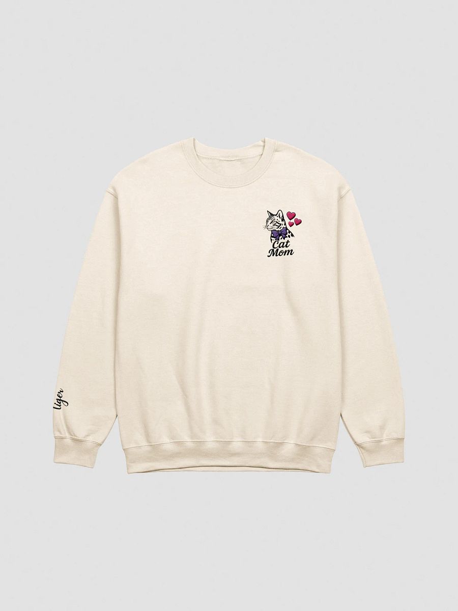CAT MOM / SWEATSHIRT / EMBROIDERED product image (3)