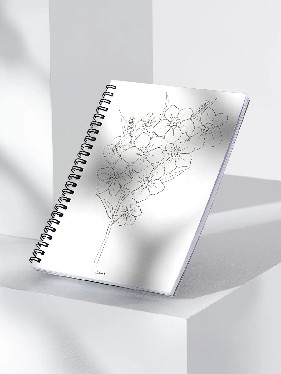 Forget-Me-Not Spiral Notebook product image (3)