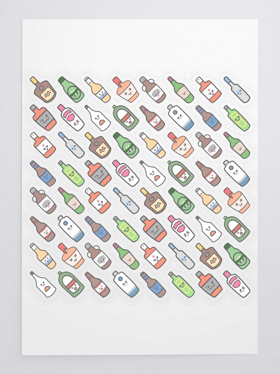 Kawaii Bottles Sticker Sheet product image (3)