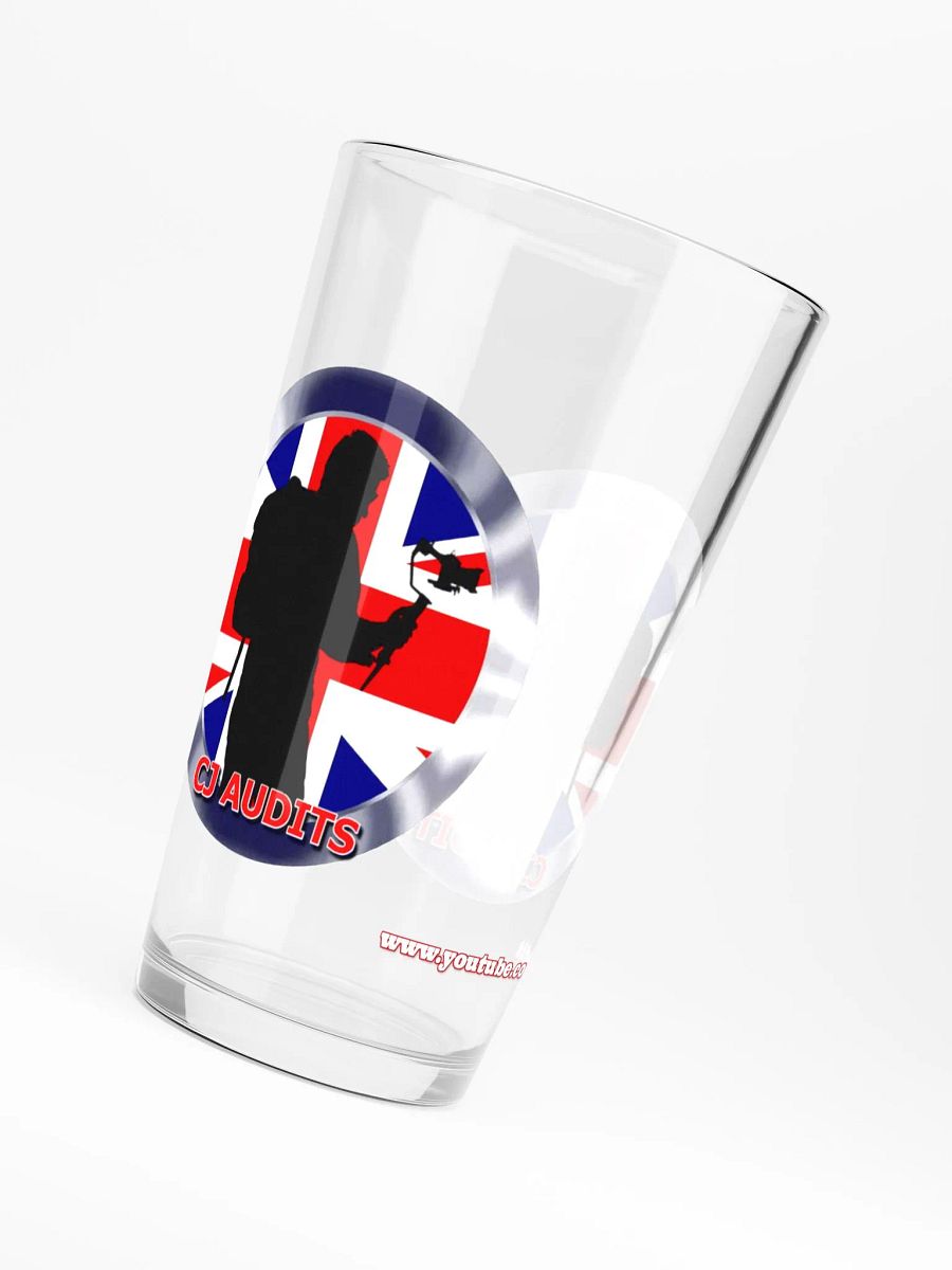 CJ Audits stylish pint glass product image (3)