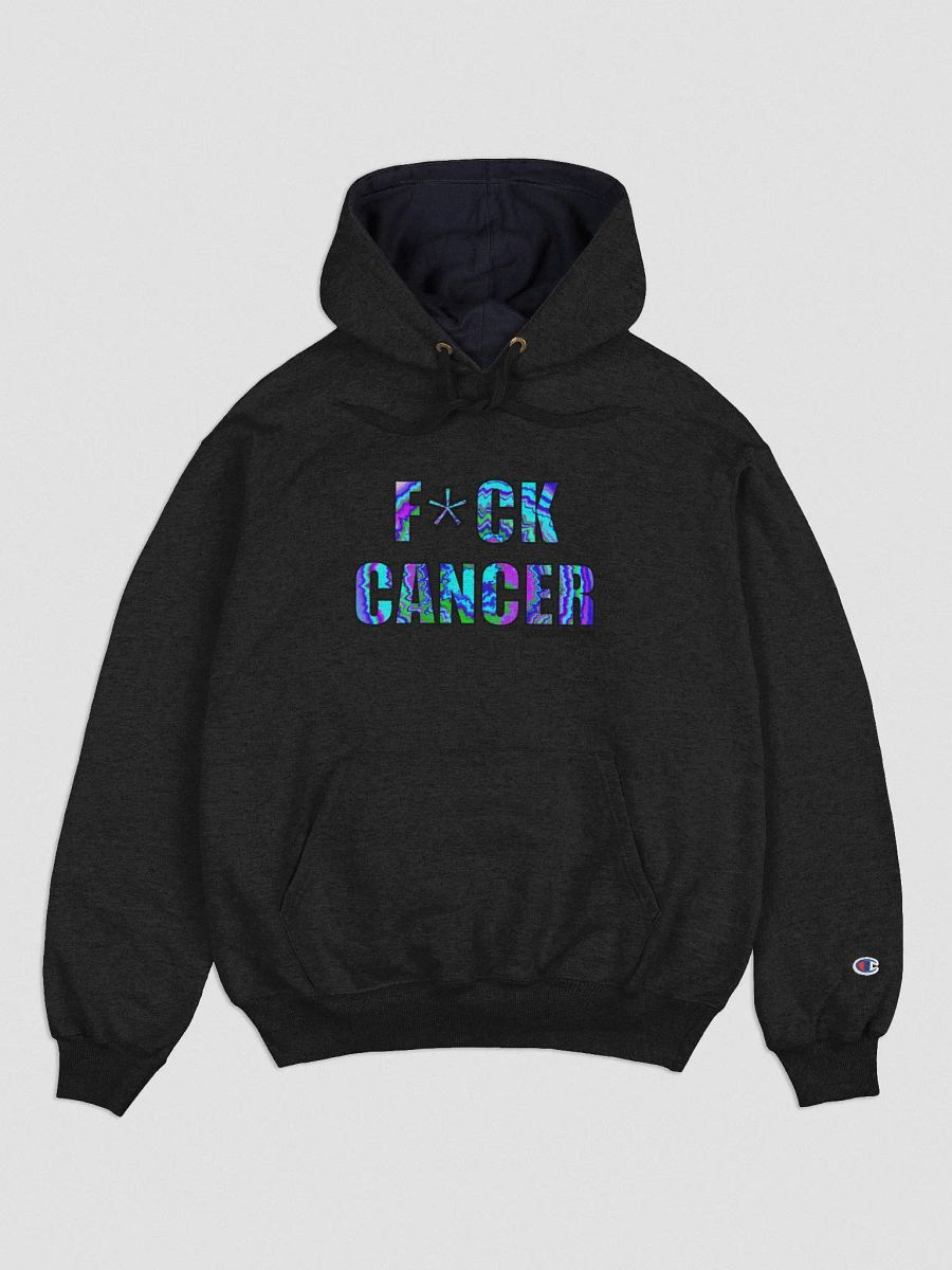 F*CK CANCER PSYCHADELIC CHAMPION HOODIE product image (1)