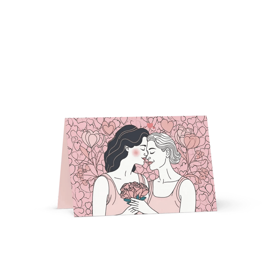 Lesbe Valentines, Purely Love Card product image (7)
