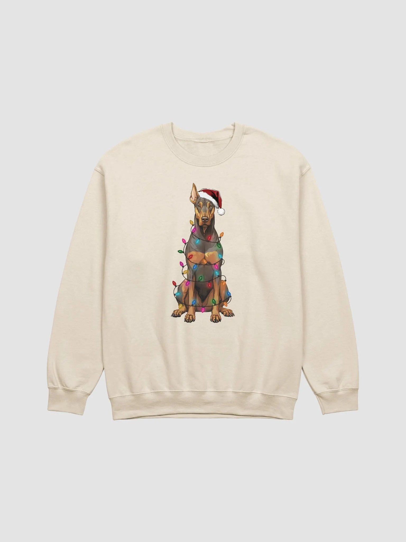 Funny Doberman(Red) Christmas Sweatshirt for Doberman Paw-rents product image (18)