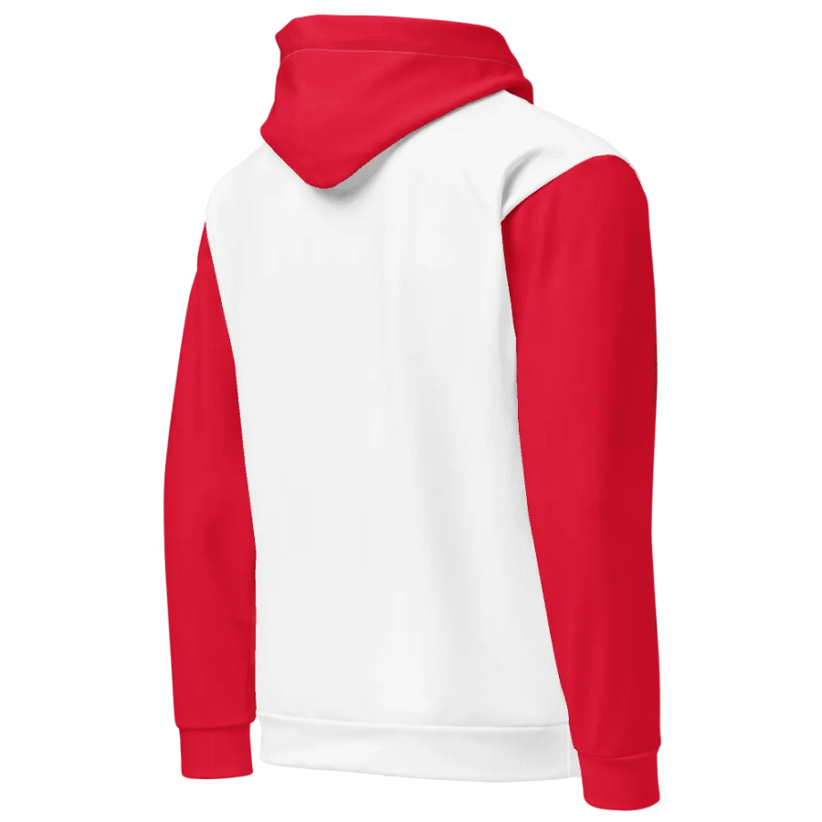 Red And White Unisex Hoodie product image (4)