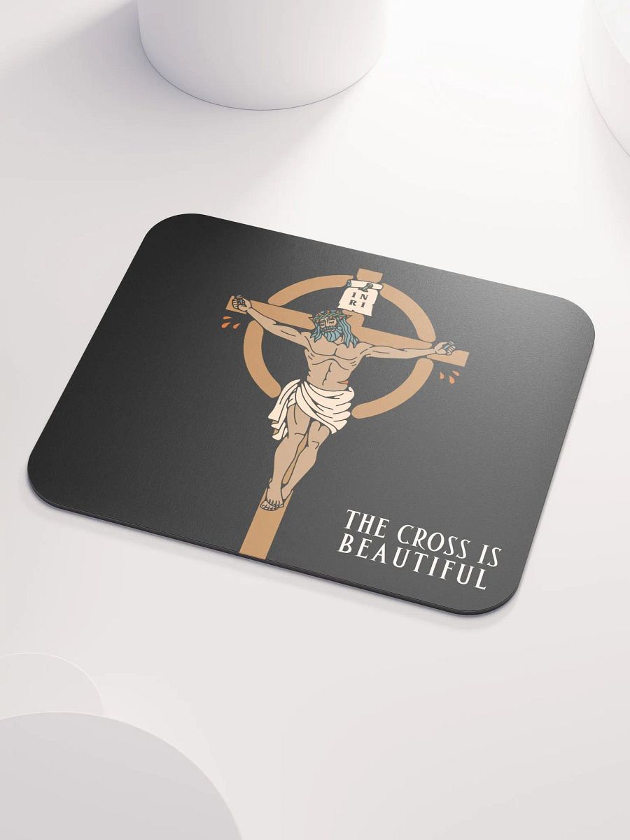 The Cross Is Beautiful Mouse Pad product image (7)