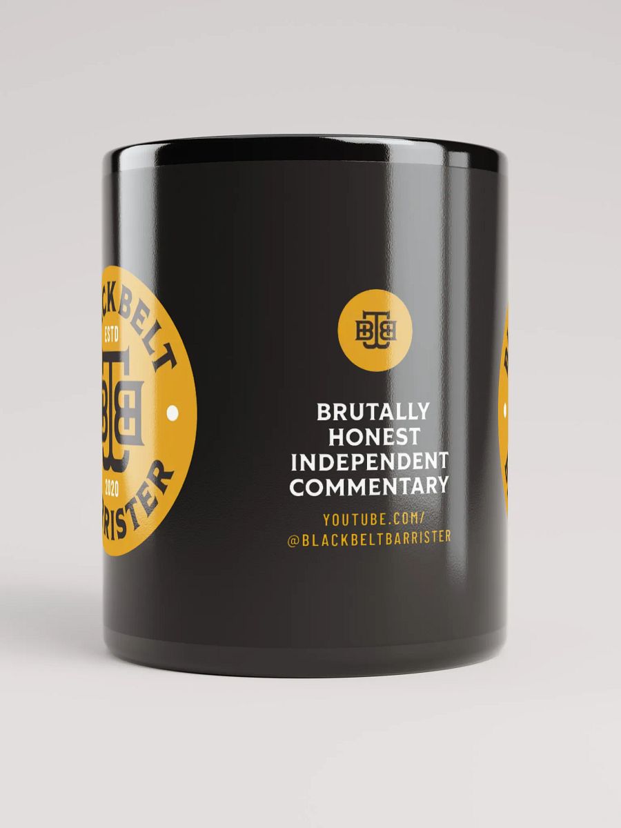 BBB Gold Roundel Black 11oz Mug product image (5)