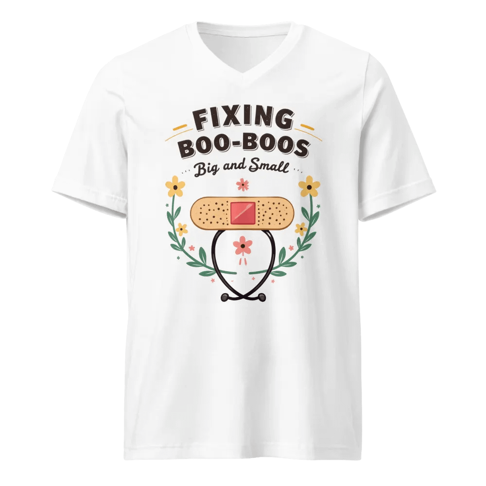 Healing Floral V-Neck Tee product image (1)