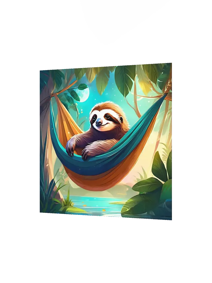 Sloth Serenity Matte Poster product image (6)