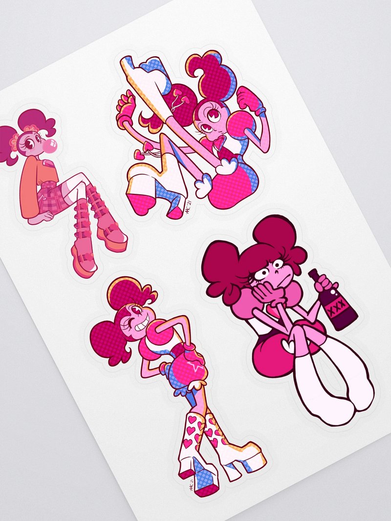 Spinel Sticker Sheet 2