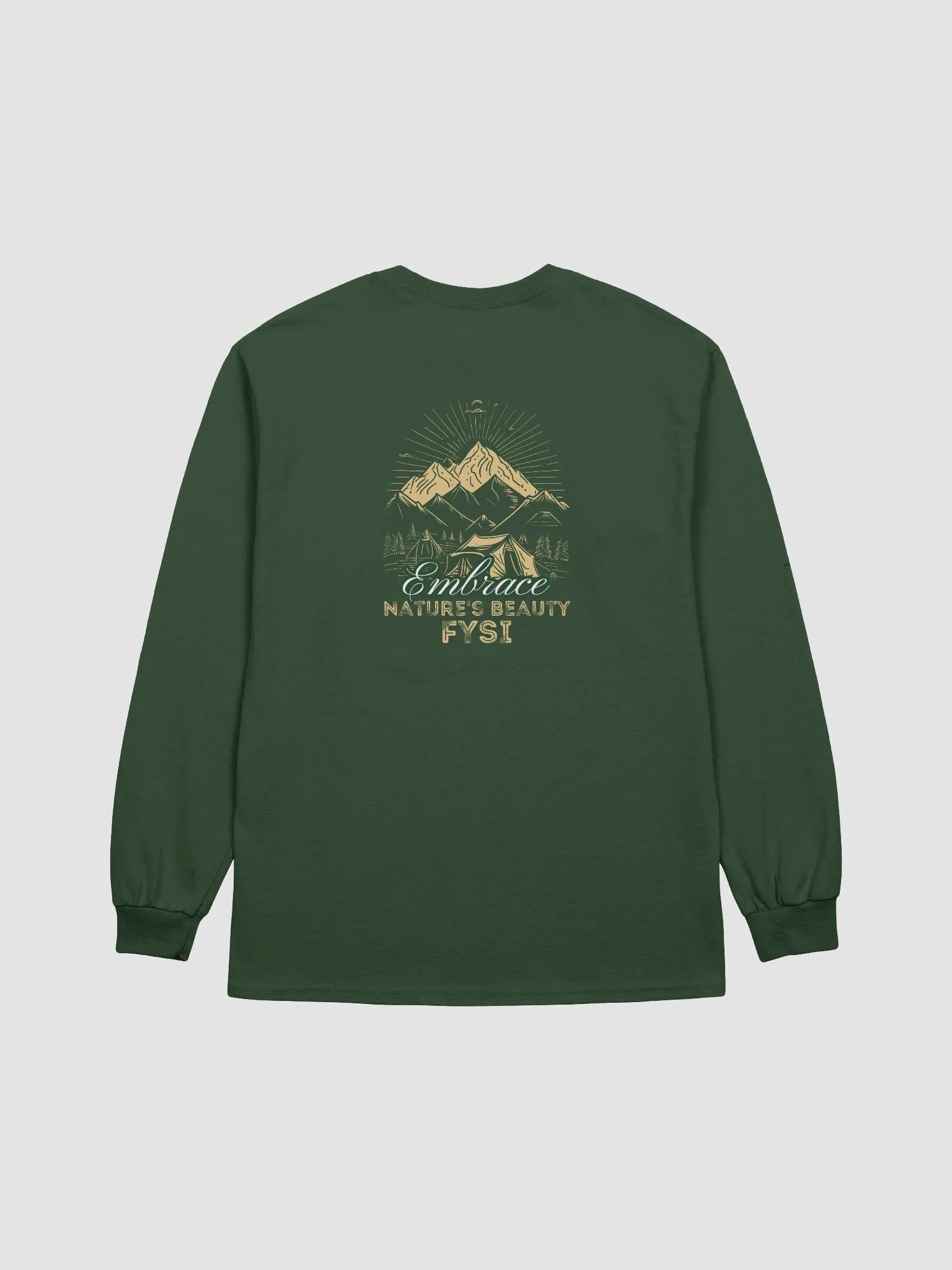 Embrace Nature ultra cotton long sleeve t-shirt product image (2)
