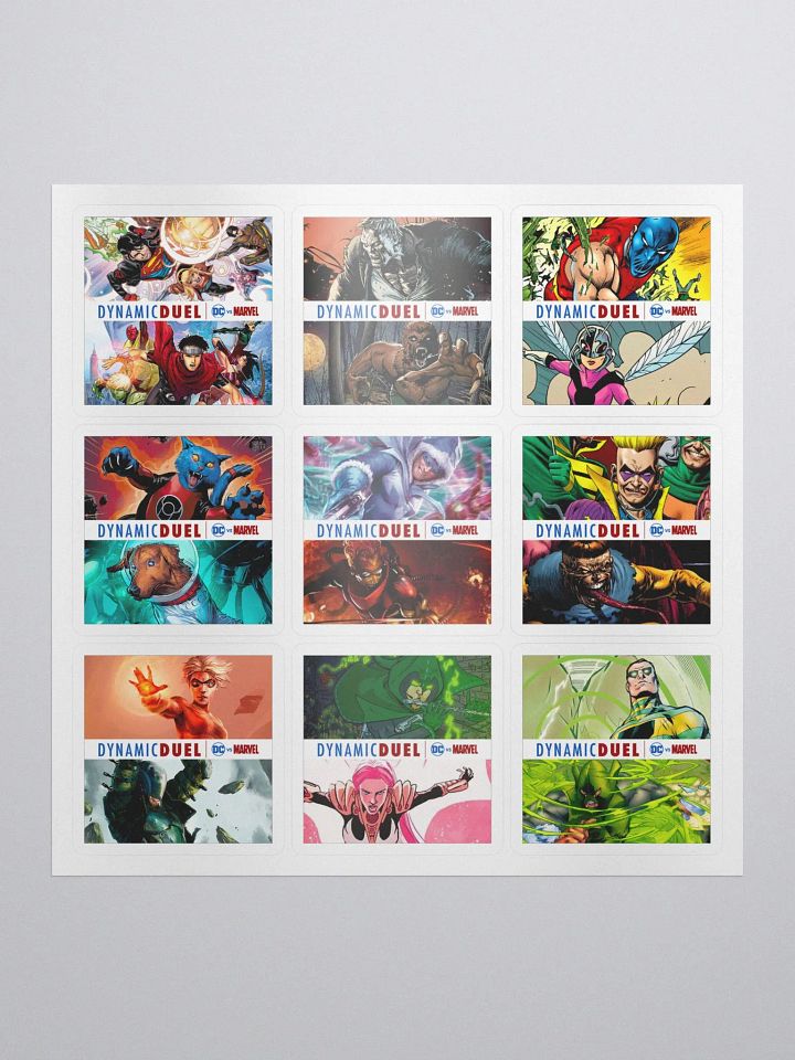 Dynamic Duel Episode Cover Stickers - Series 17 product image (1)