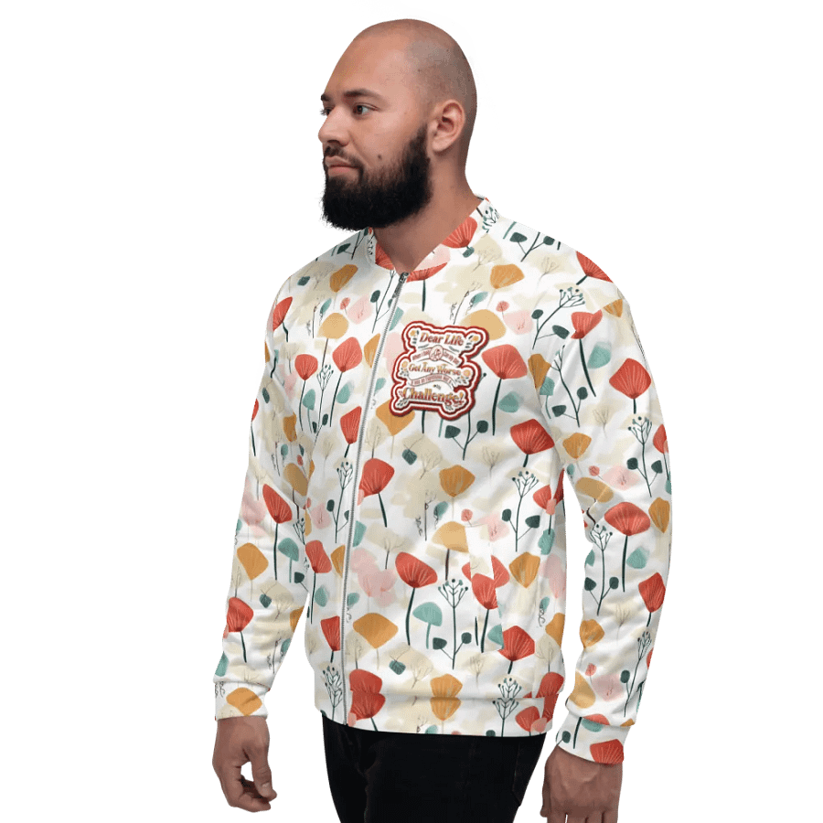 Funny Life Quote All Over Print Bomber Jacket product image (6)