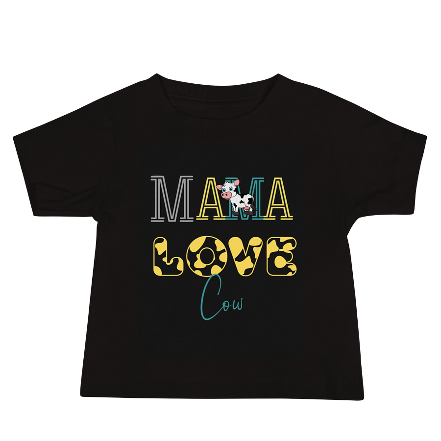 MAMA LOVE Cow Cartoon Baby Tee product image (2)