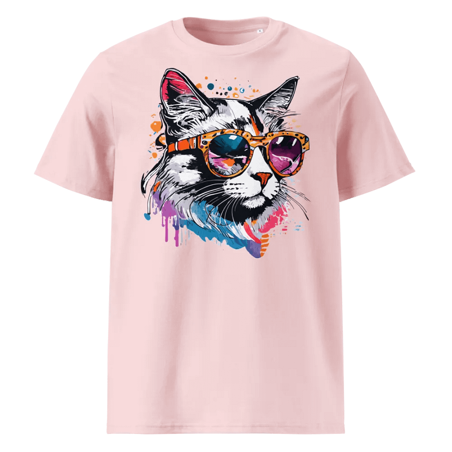 Colorsplash Hippie Katze 6 , Shirt product image (5)