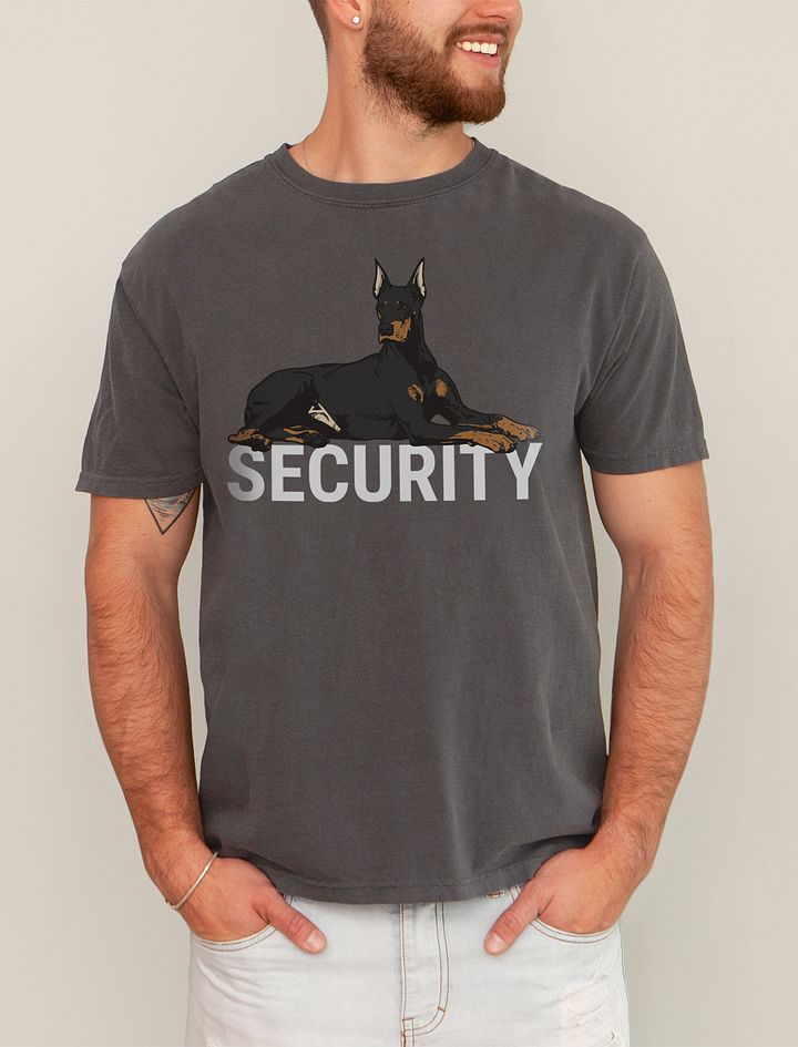 Security T-Shirt of a Doberman | Funny T-Shirt for Doberman Paw-rents product image (21)