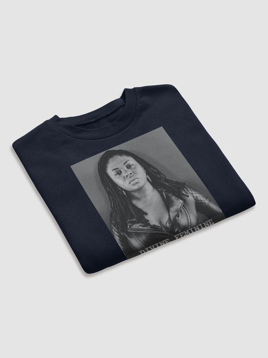 Divine Feminine Navy Crop Sweatshirt product image (7)