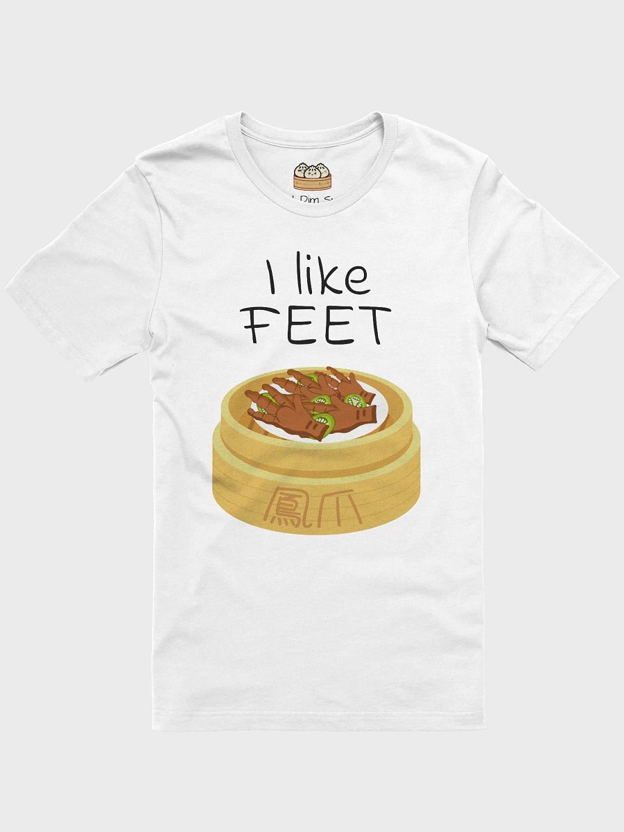 I Like Feet Chinese Dim Sum Shirt (Black Text) product image (4)