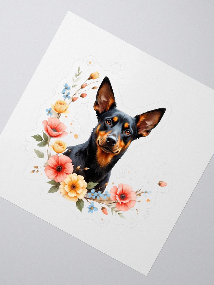 Potcake Floral Sticker product image (2)