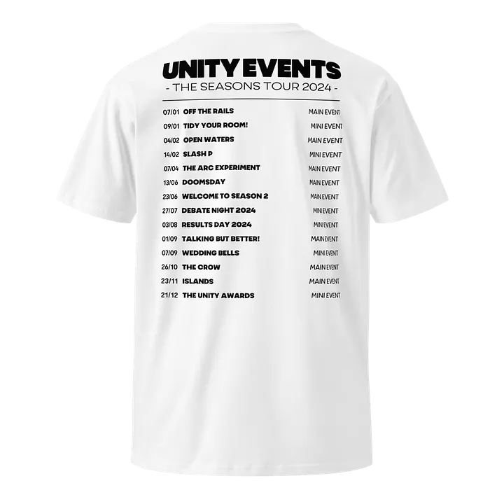 Unity Events Tour Tee product image (2)