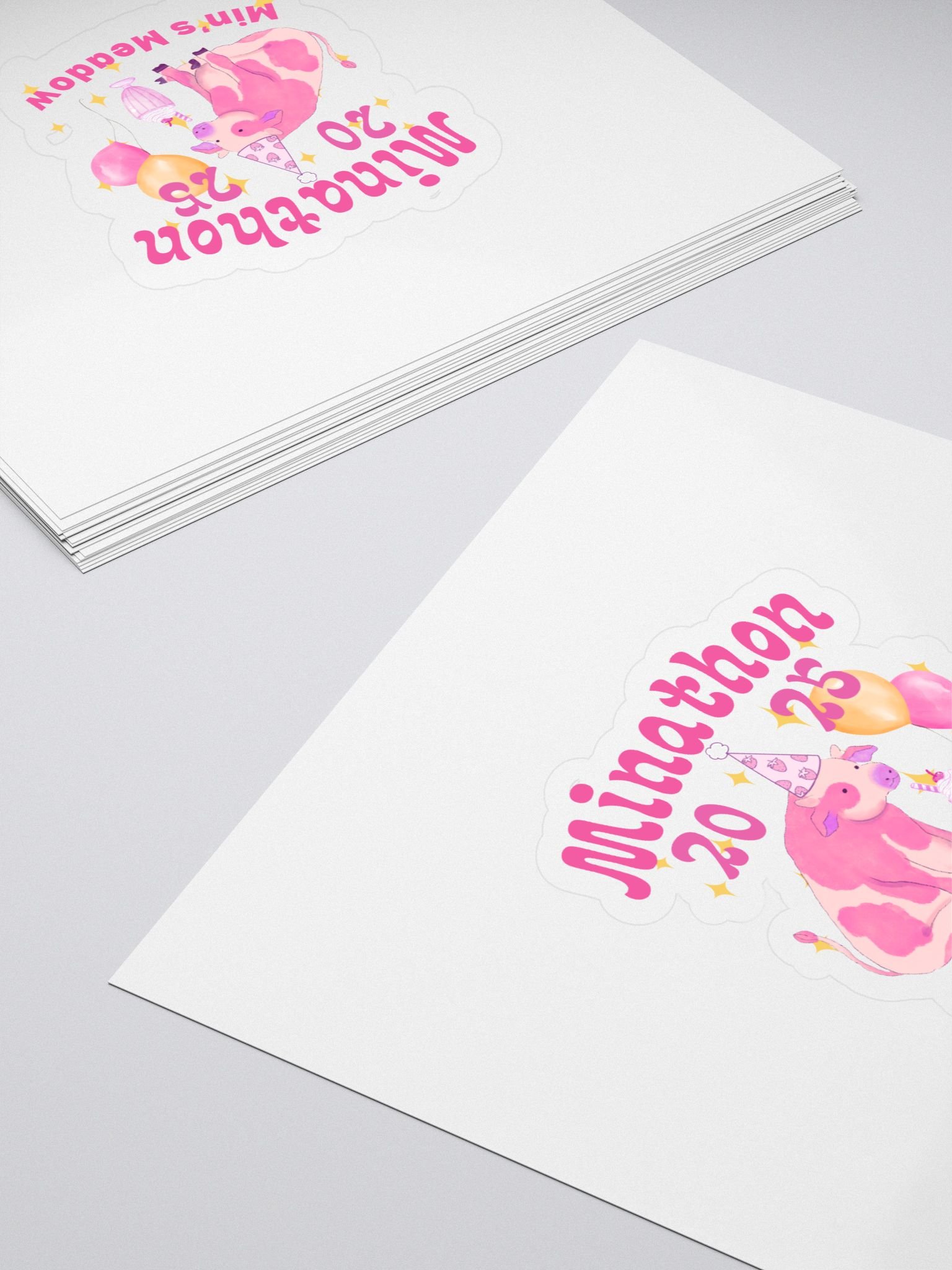 Minathon Party Cow Sticker [LIMITED EDITION] product image (4)