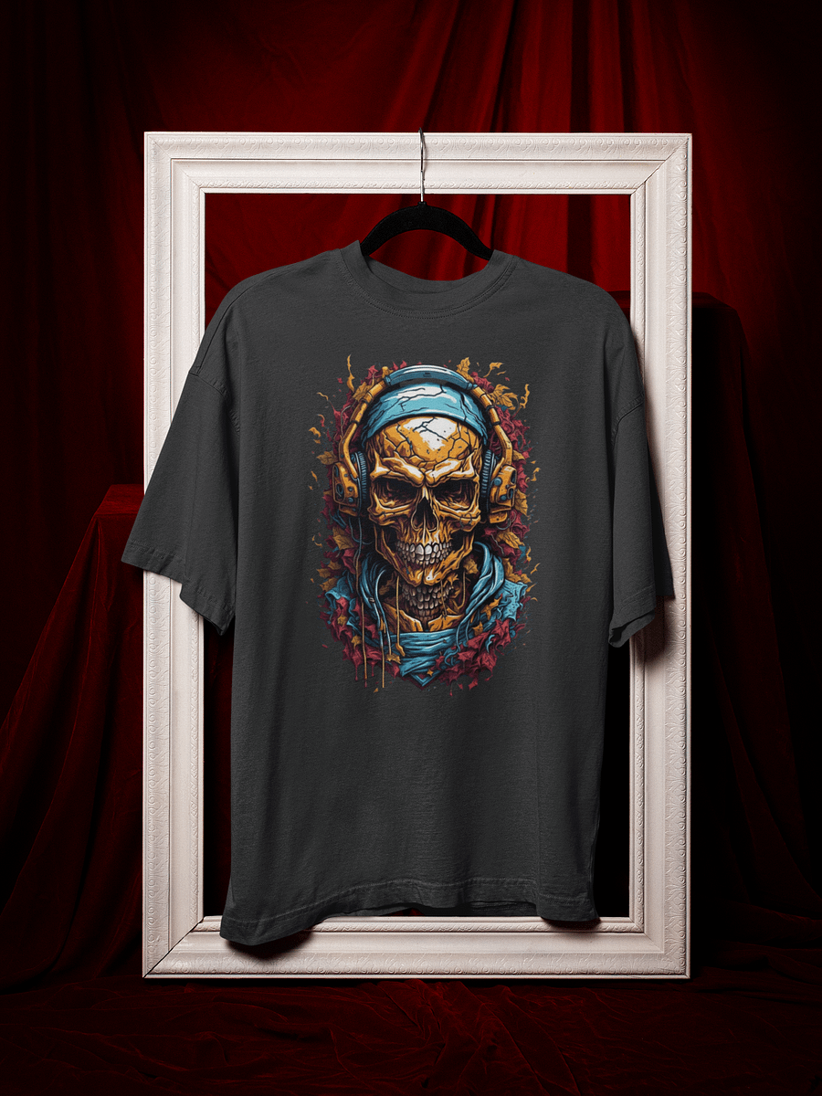 Skull Beats Oversized T-Shirt product image (12)