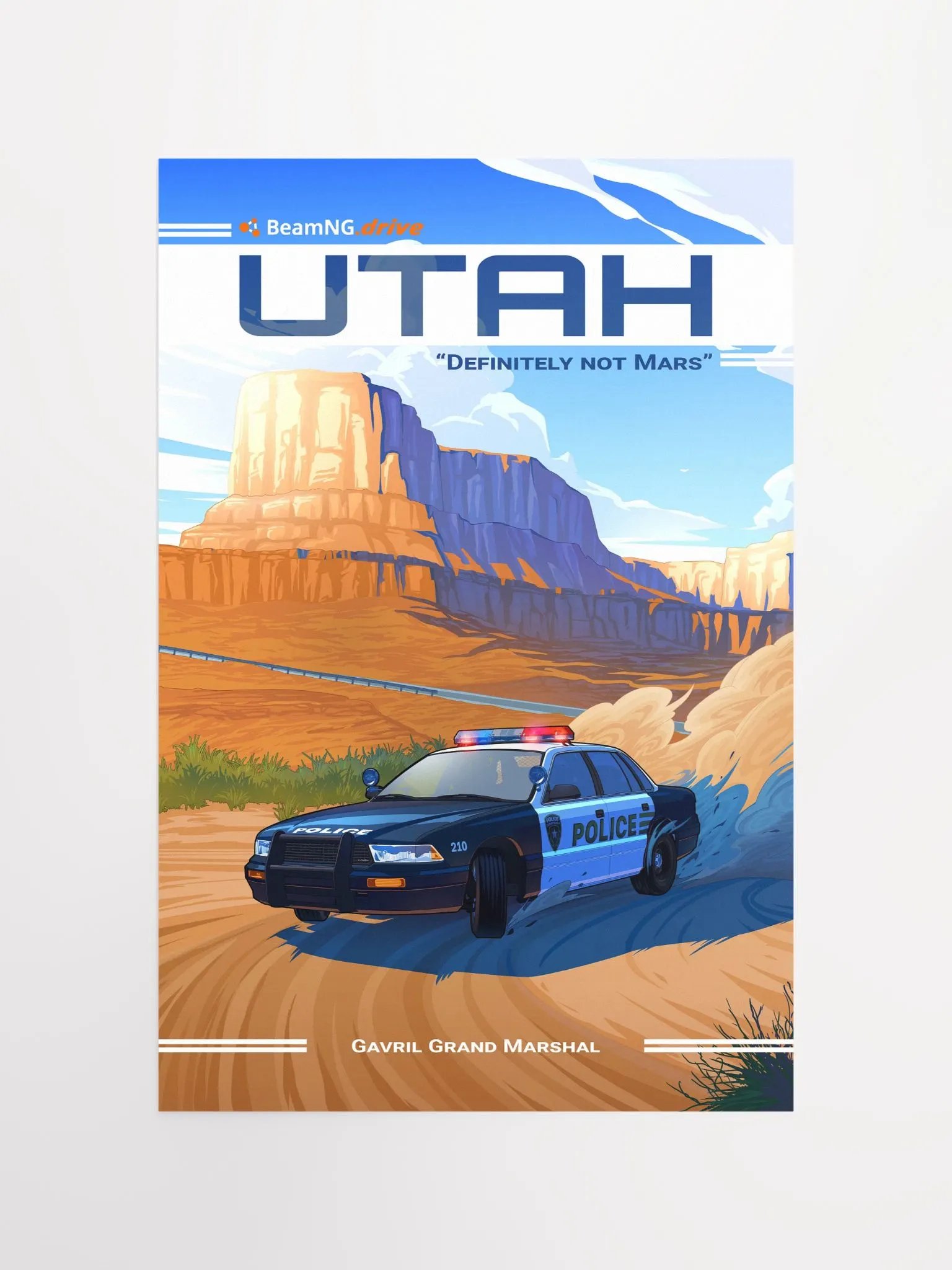 Utah Stylized Poster product image (2)