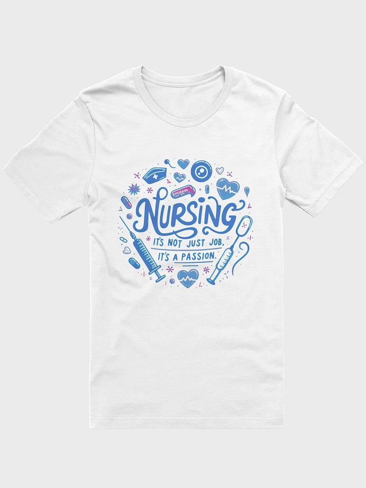 Passionate Nursing Illustrated T-Shirt product image (4)