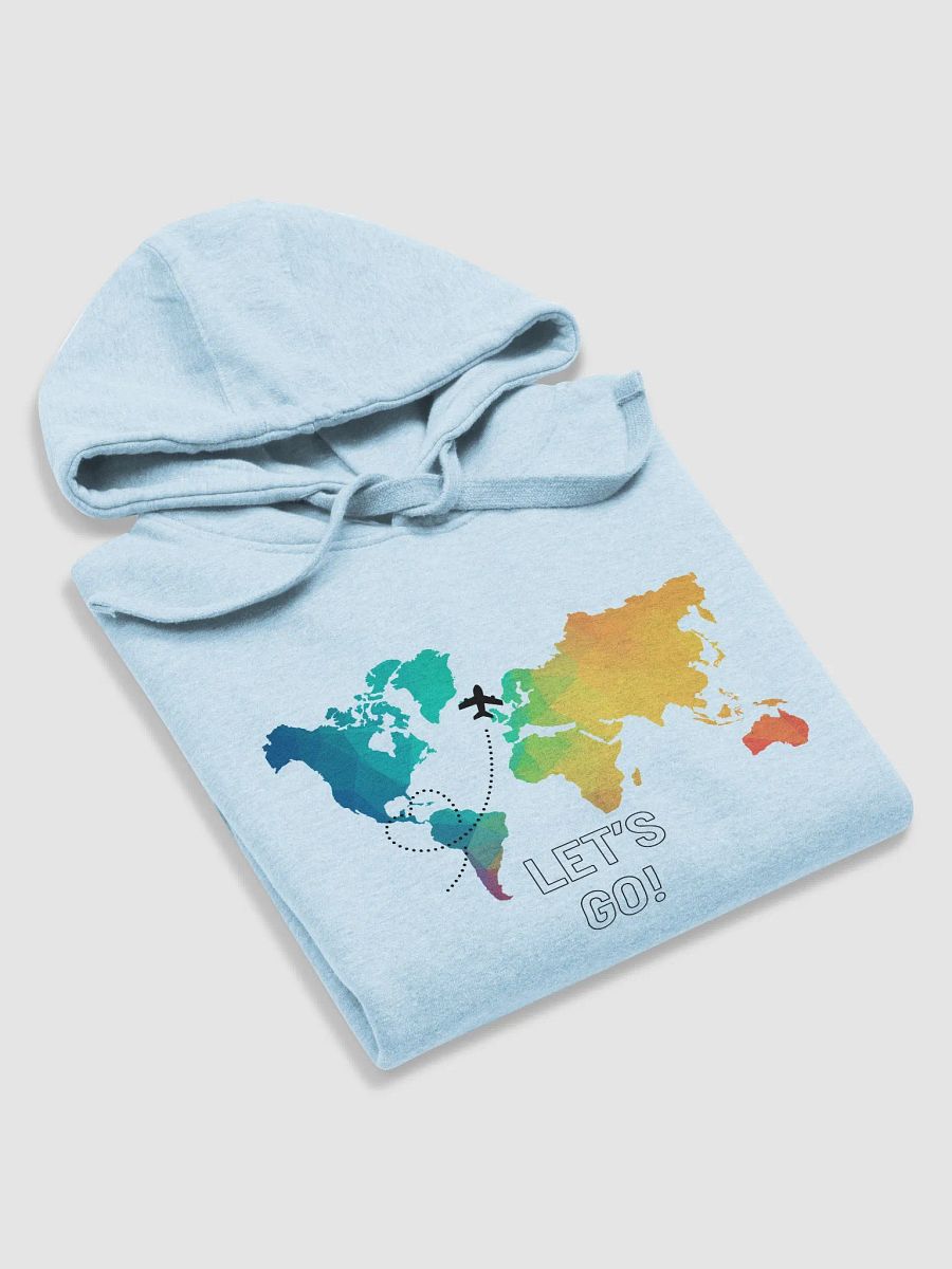 Geometric World Map Unisex Hoodie product image (25)