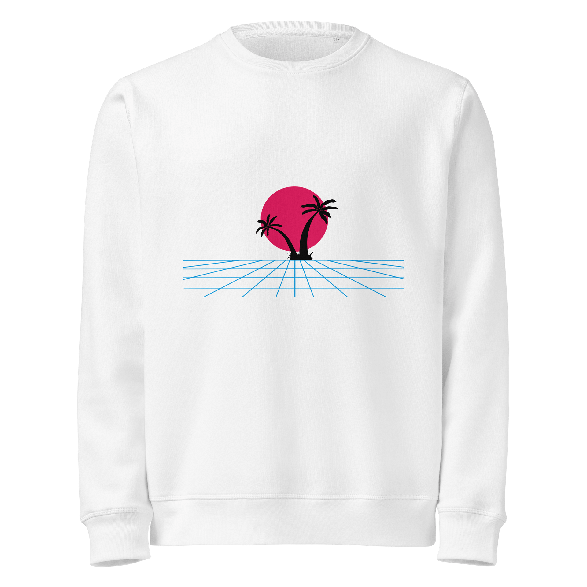 Synthwave Sunset Organic Sweatshirt product image (1)