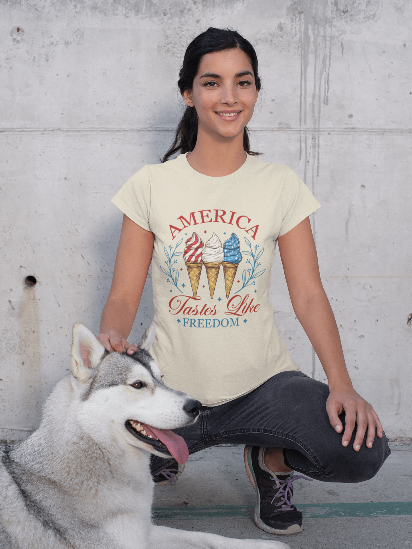 Patriotic Ice Cream Swirl T-Shirt product image (1)