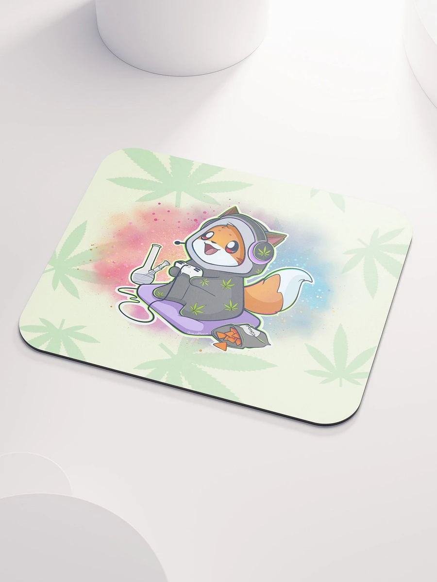Tots the Fox is high on Gaming Mouse Pad 🌿🦊 product image (4)