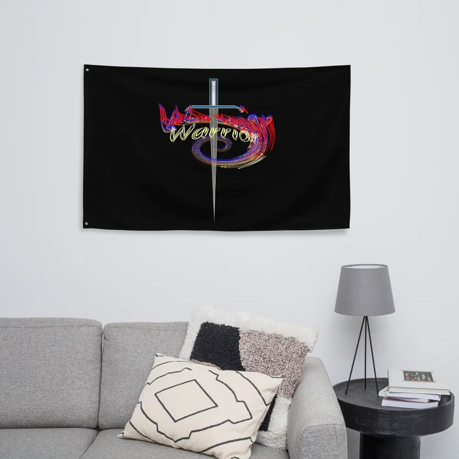 Warrior - Black - Flag product image (8)