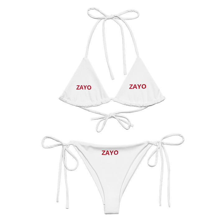 Crimson Horizon String Bikini Set product image (1)
