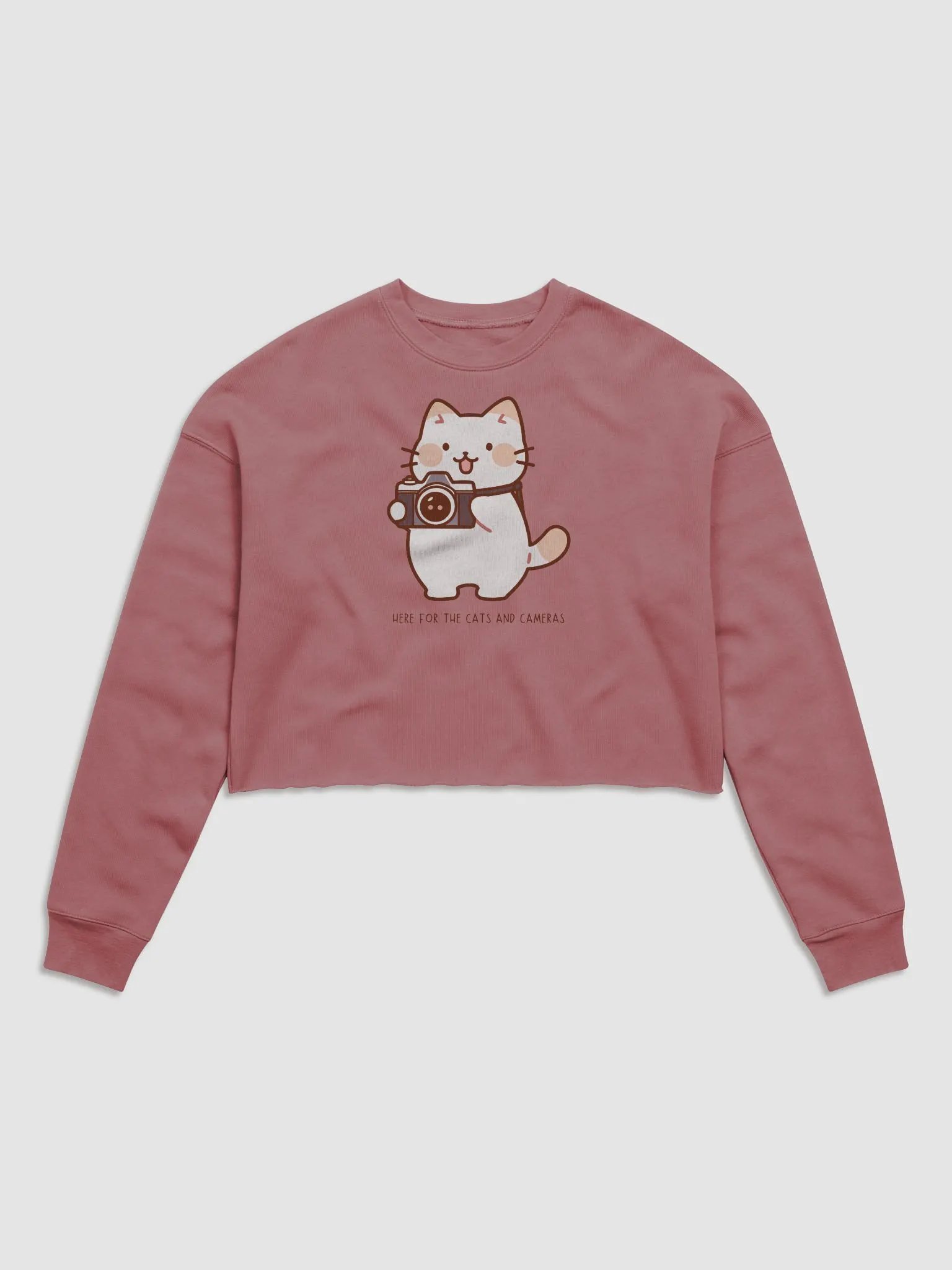 Cats and Cameras Cropped Sweatshirt product image (9)