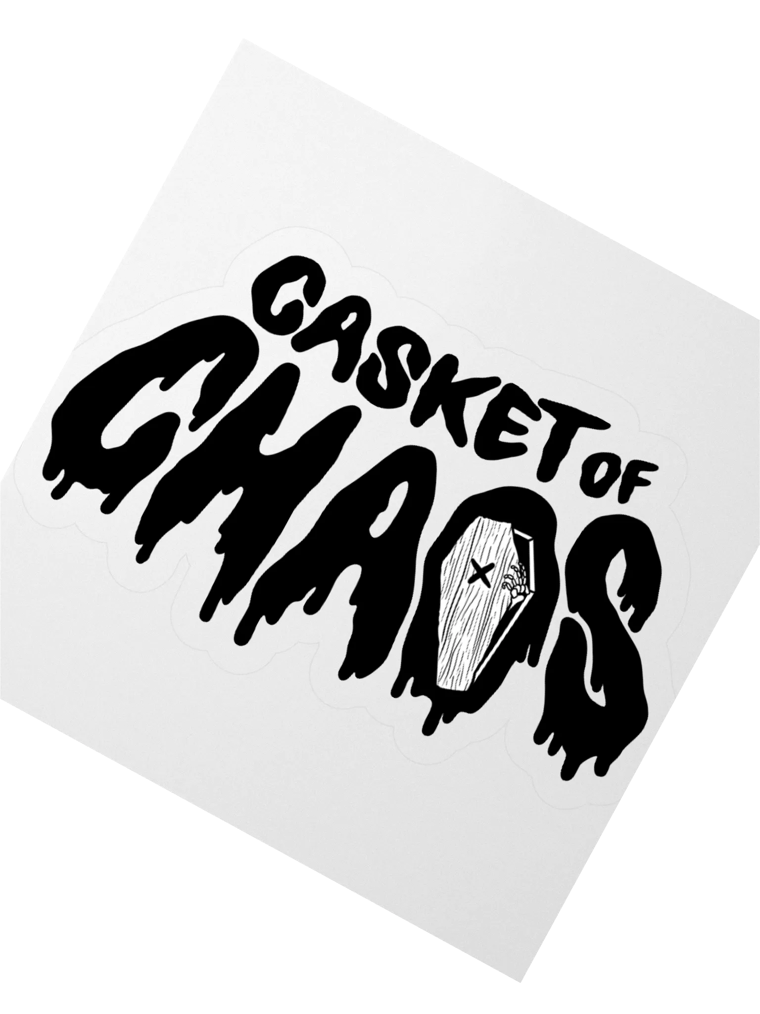 Casket of Chaos (Black) Kiss Cut Stickers product image (2)
