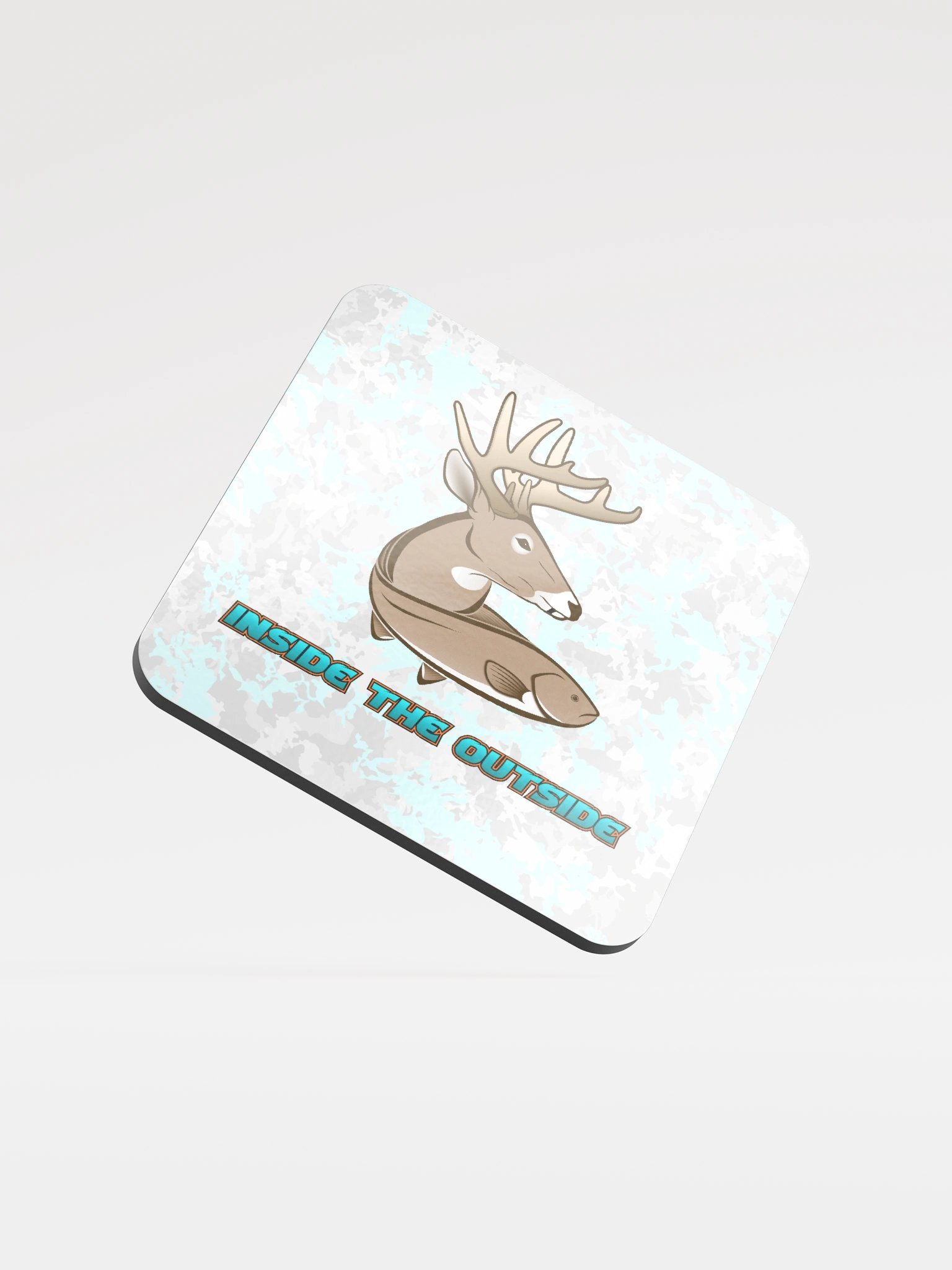 Coaster - Teal Camo W/ Natural product image (1)