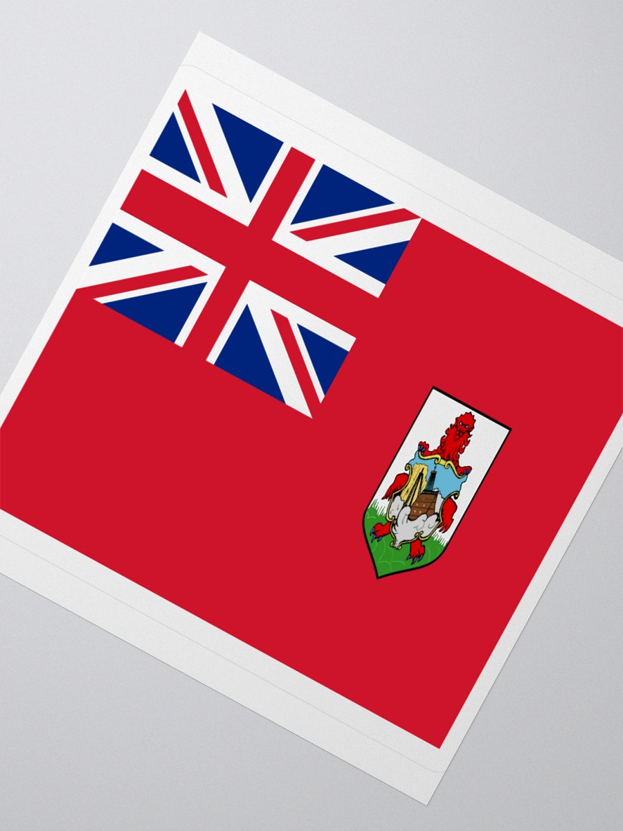 Exclusive Bermuda Flag Kiss-Cut Stickers - High-Quality Vinyl, Multiple Sizes product image (5)