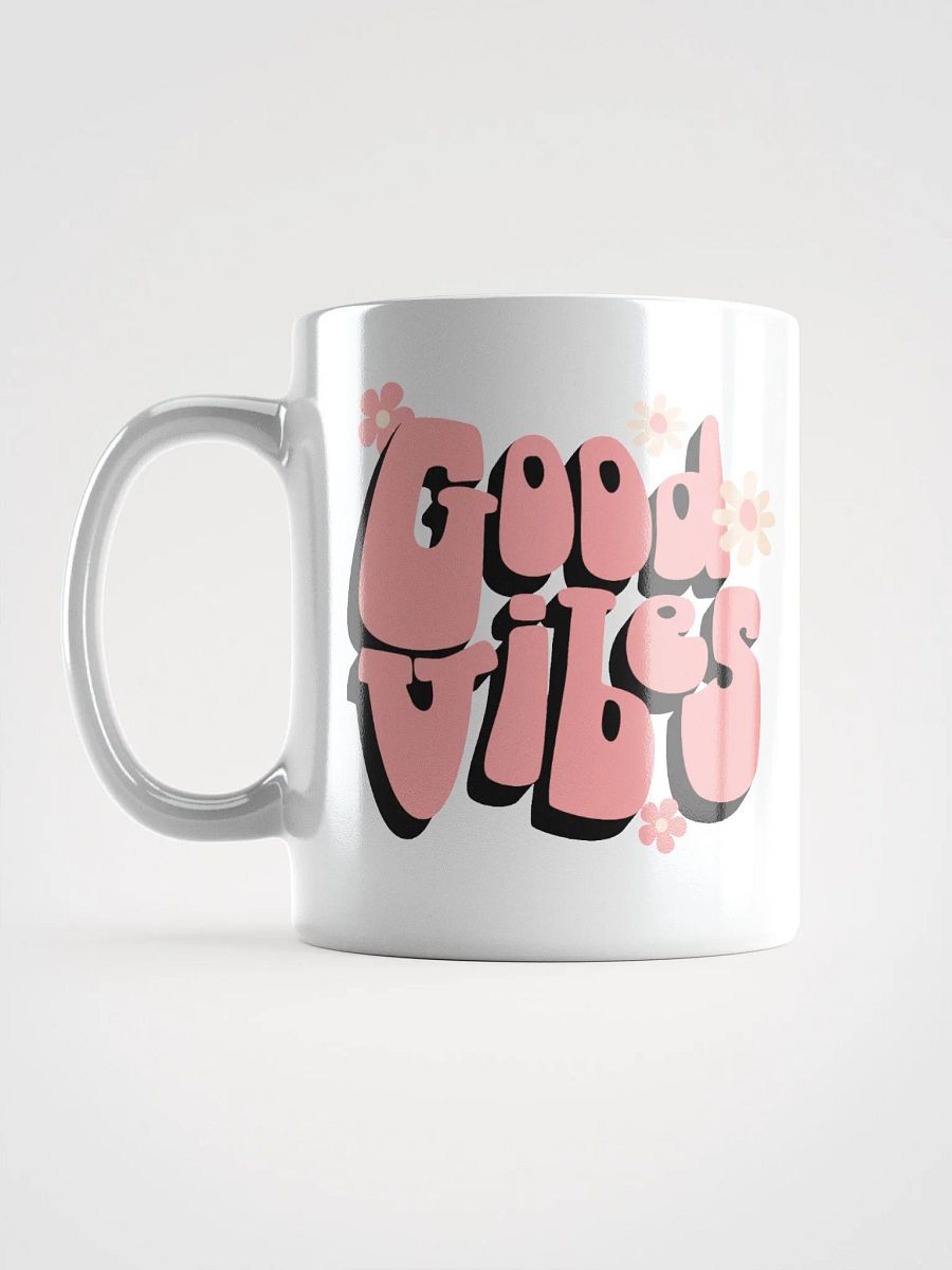 [11oz / 15oz / 20oz] Drinking Mug | Good Vibes Daisies product image (18)