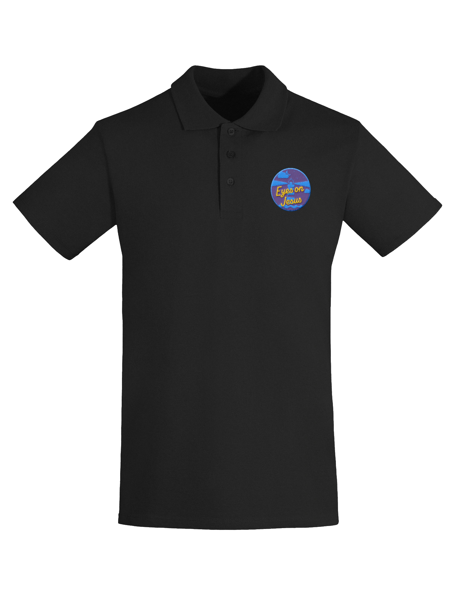 Eyes on Jesus logo Polo product image (18)